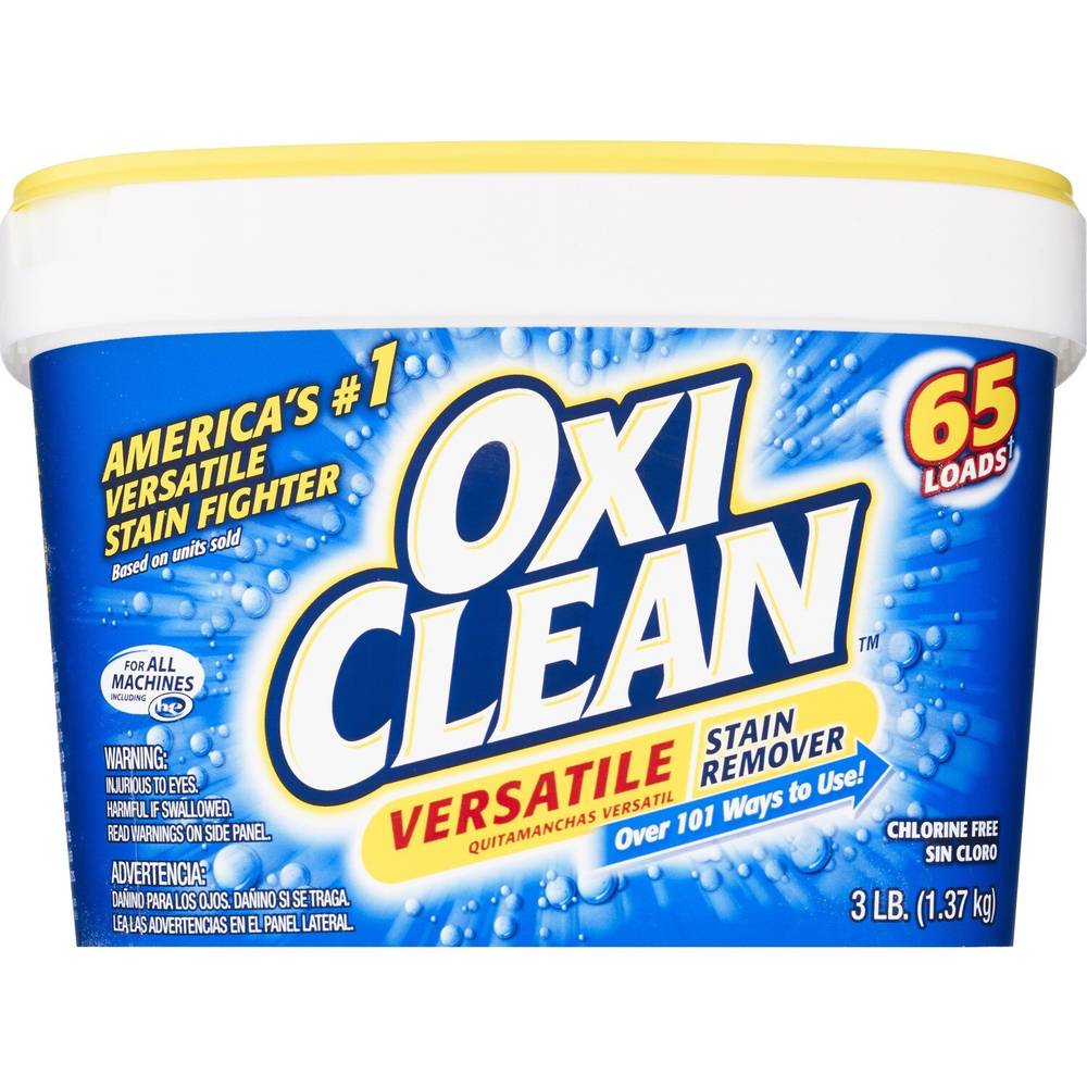 Oxiclean Versatile Stain Remover, 3 lb Bucket