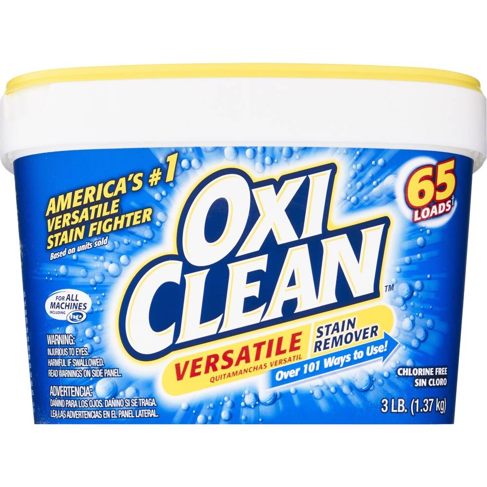 Oxiclean Versatile Stain Remover, 3 Lb Bucket