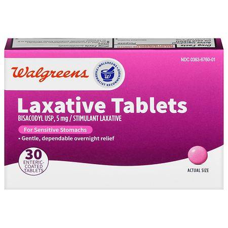 Walgreens Laxative Tablets For Sensitive Stomachs