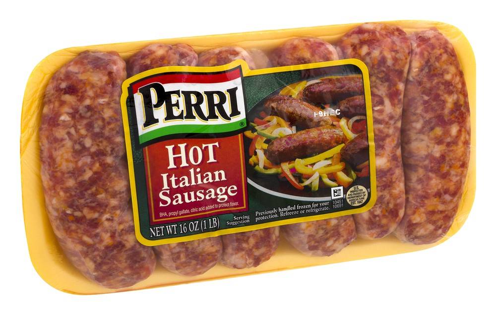 Perri Hot Italian Sausage (16 oz)