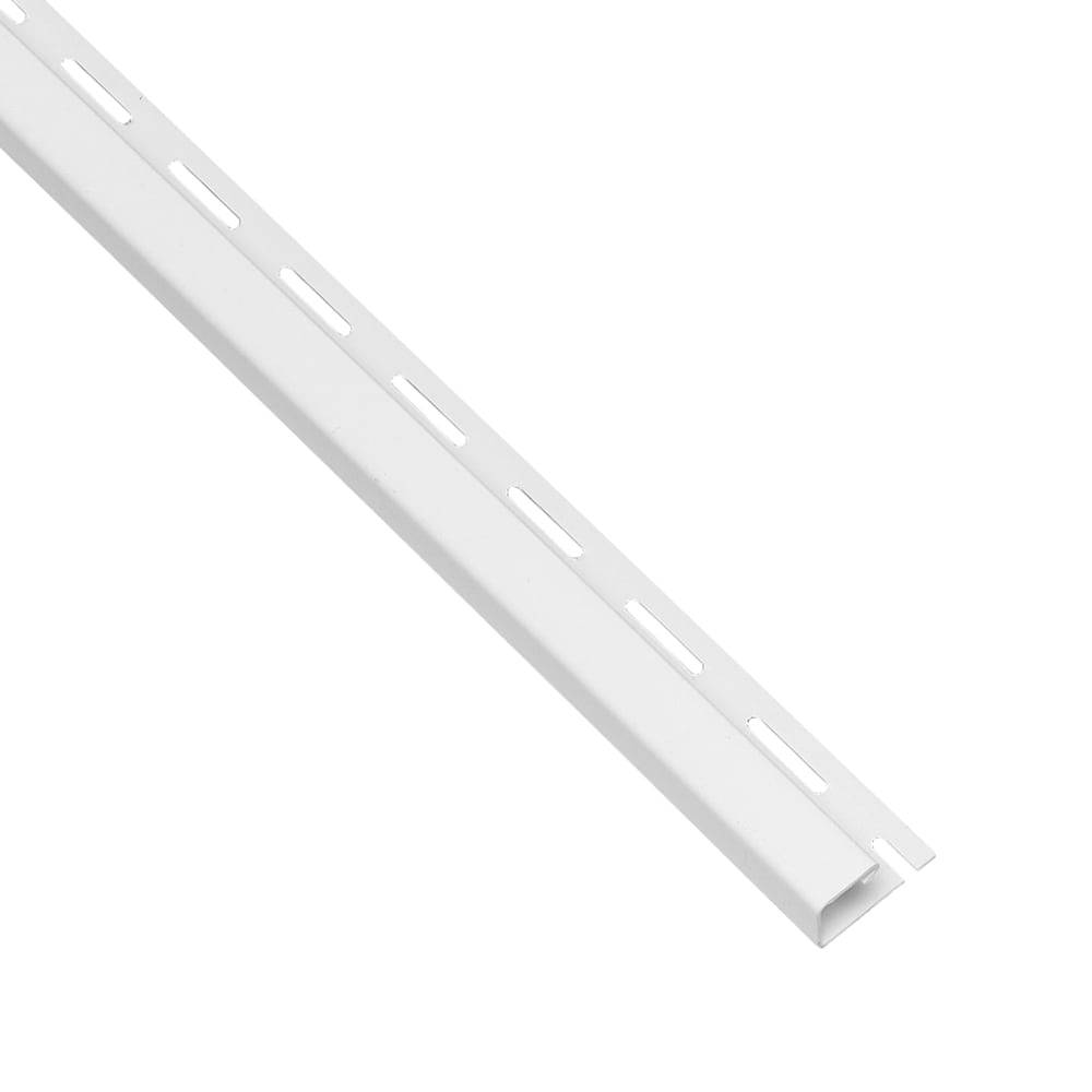 Georgia-Pacific Vinyl Siding Trim J-channel White 0.625-in x 150-in | 235002