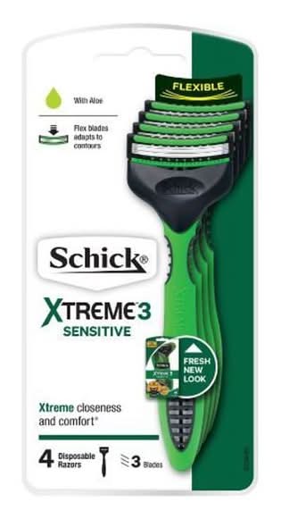Schick Disposable Razor Xtreme Sensitive 4pk