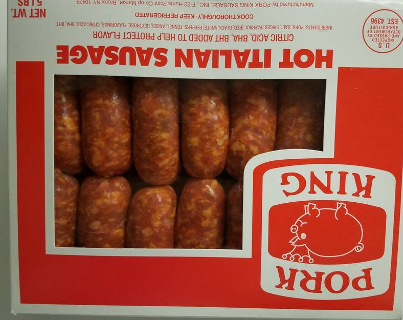 Pork King - Hot Italian Link Sausage - 5 lbs (10 Units)