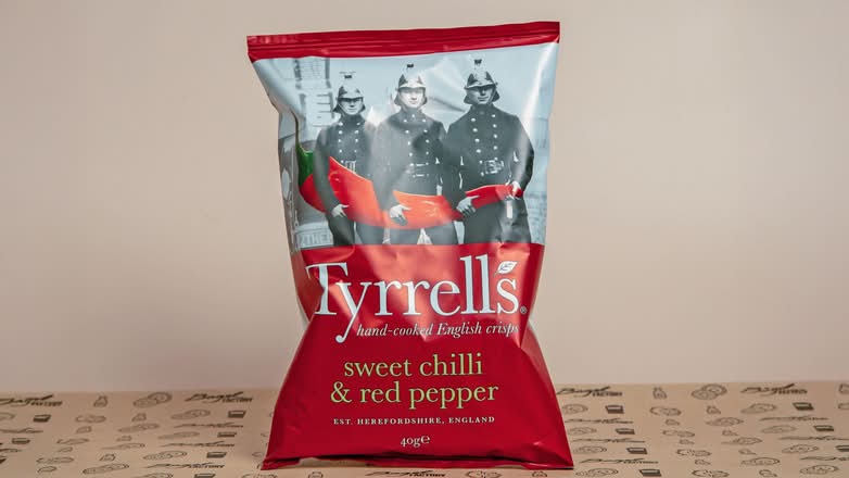 Tyrrells Sweet Chilli & Red Pepper Crisps (40g)
