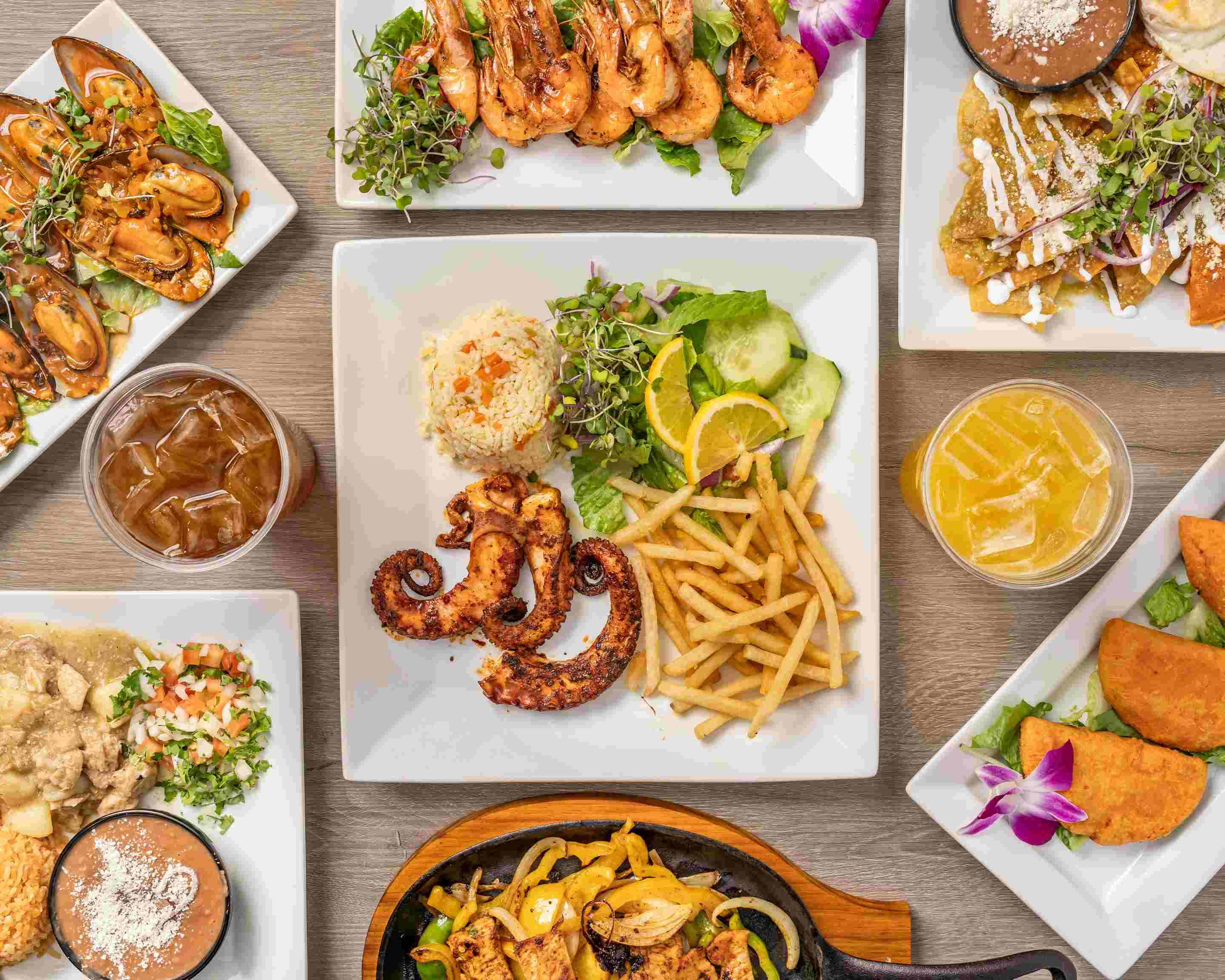 Seafood and Mexican dishes at Playa and Mezcal