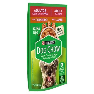 Dog chow alimento perro adulto sabor cordero