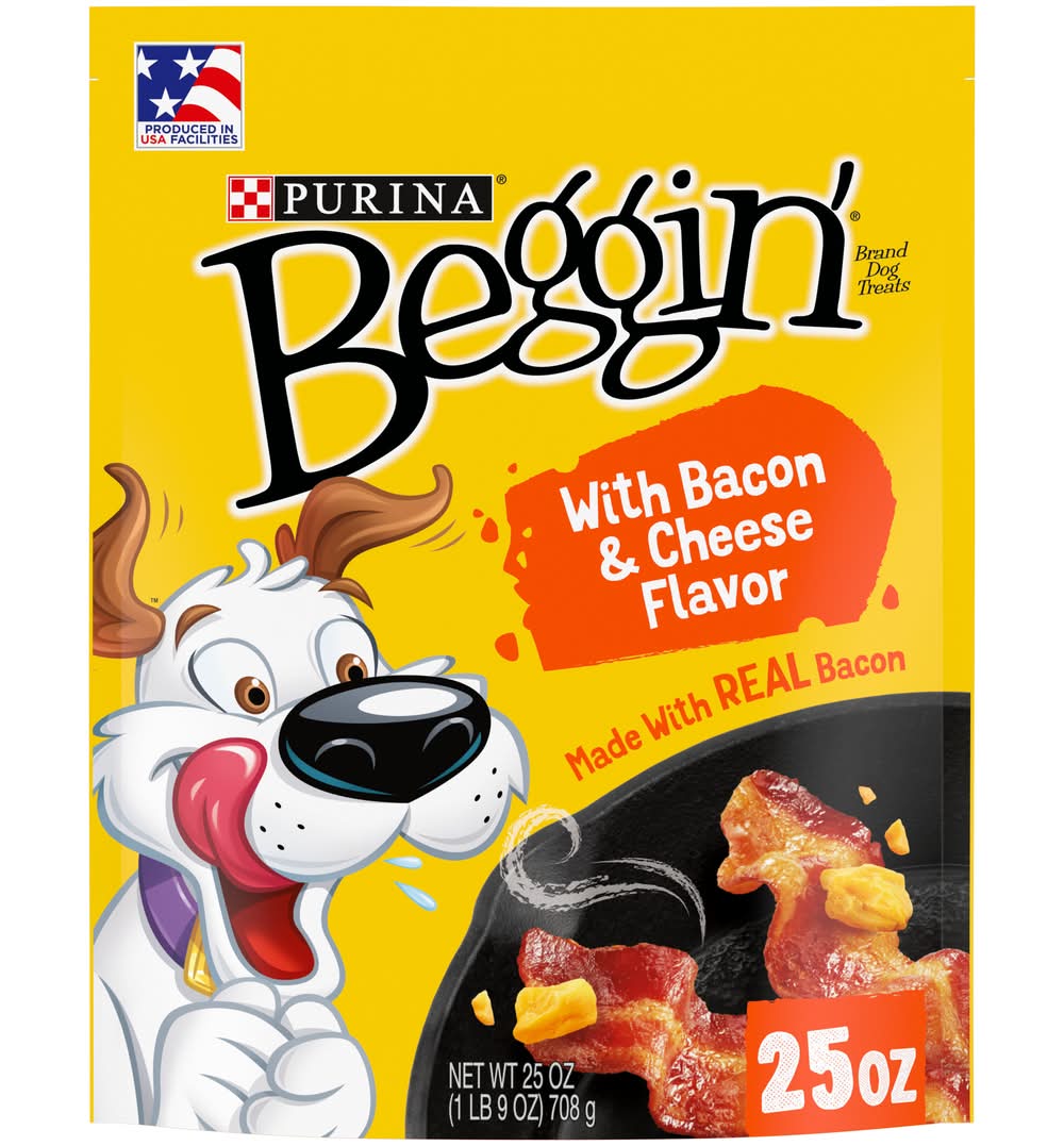 Purina Beggin' Bacon & Cheese Flavor Dog Treats (25 oz)