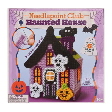Needlepoint Club Haunted House Set Haunted House