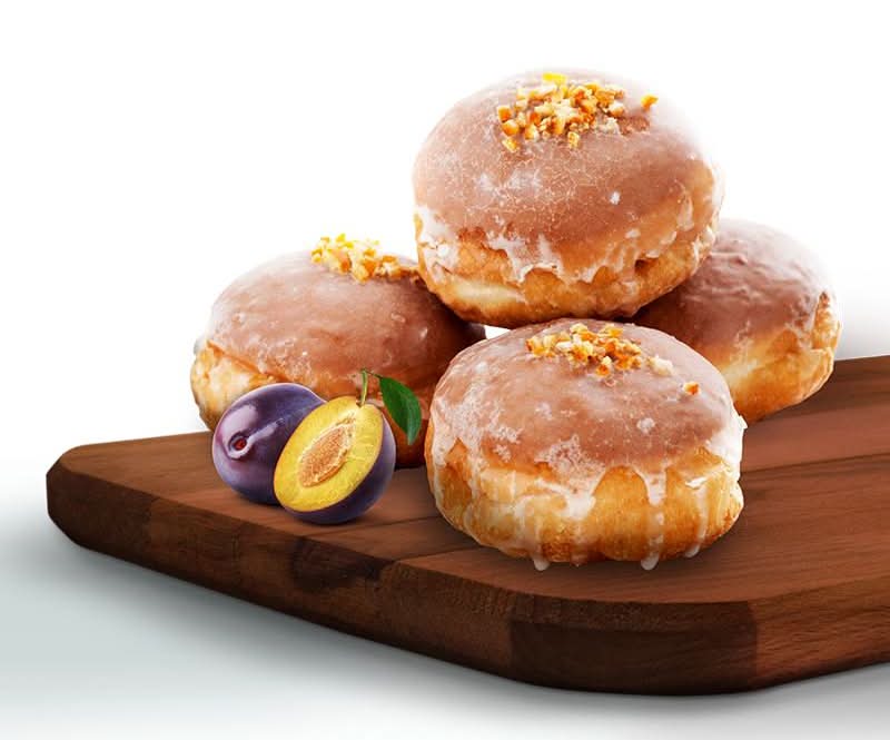 Pączki z powidłami śliwkowymi 4x90 g