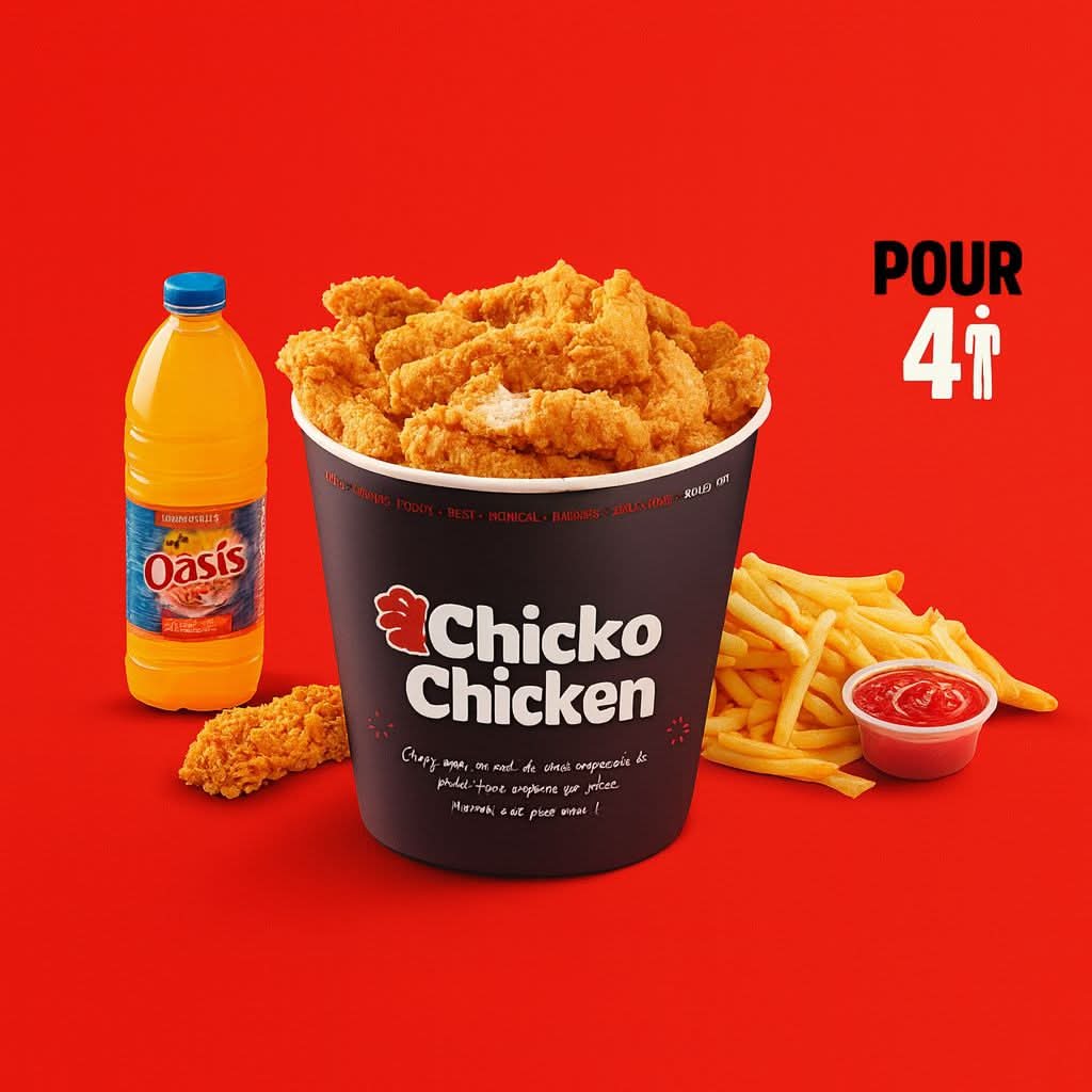 Menu Chicko Bucket 4 personnes