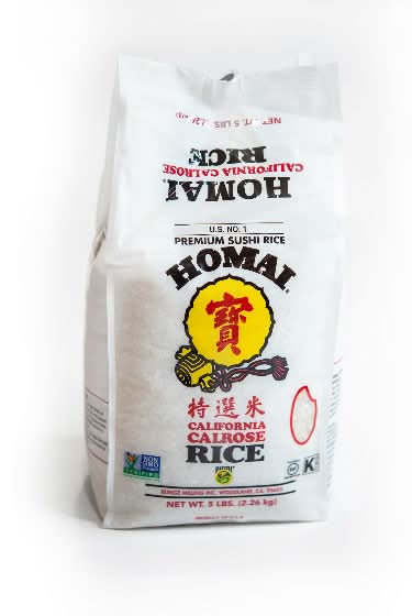 Homai Calrose Premium Sushi Rice (5 lbs)