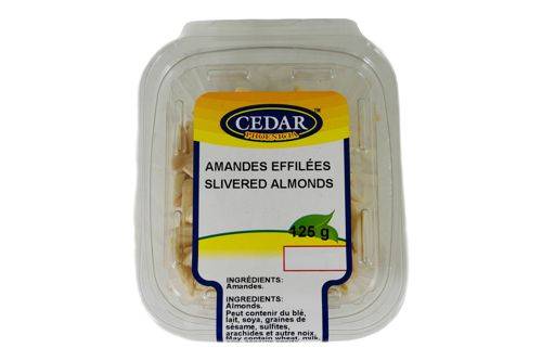 Cedar amande effiliee (125 g) - slivered almond (125 g)