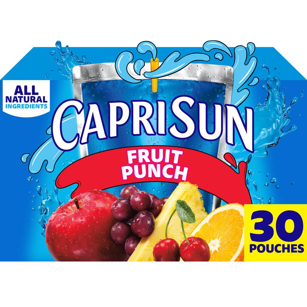 Capri Sun Blend Juice Drink Pouches, Fruit Punch (1.4 gal, 30 ct)