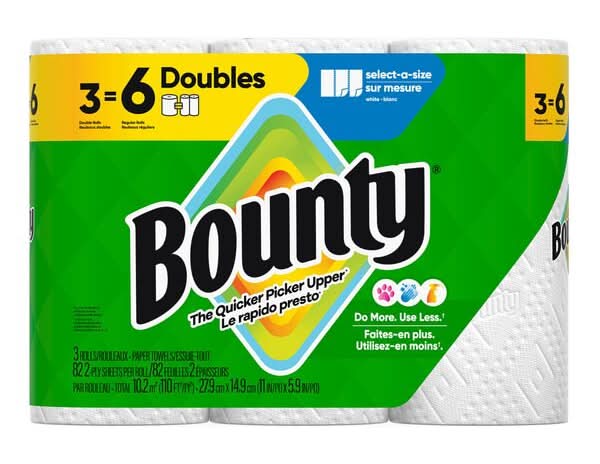 Bounty Double Rolls Paper Towel, 27.9x14.9 cm (3 ct)