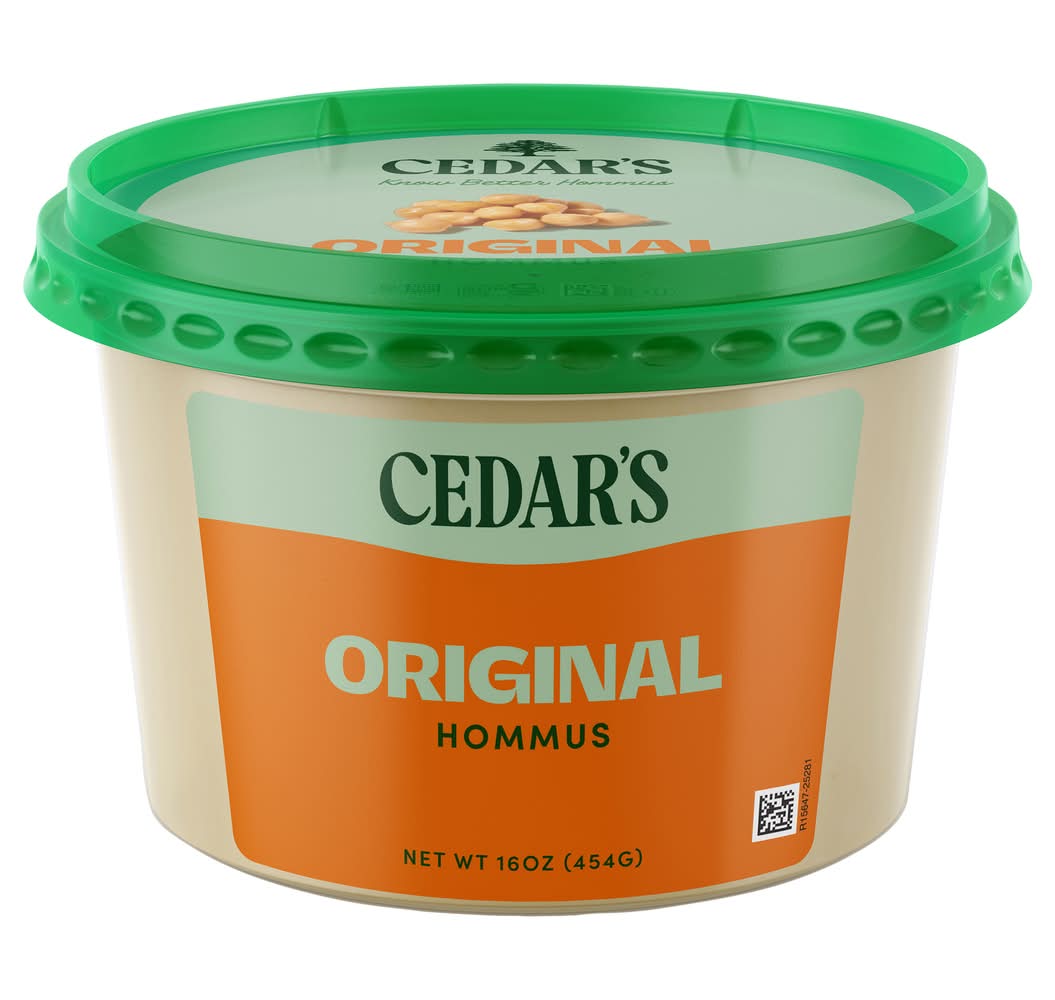 Cedar's Gluten Free Vegan Kosher Original Hummus (1 lbs)