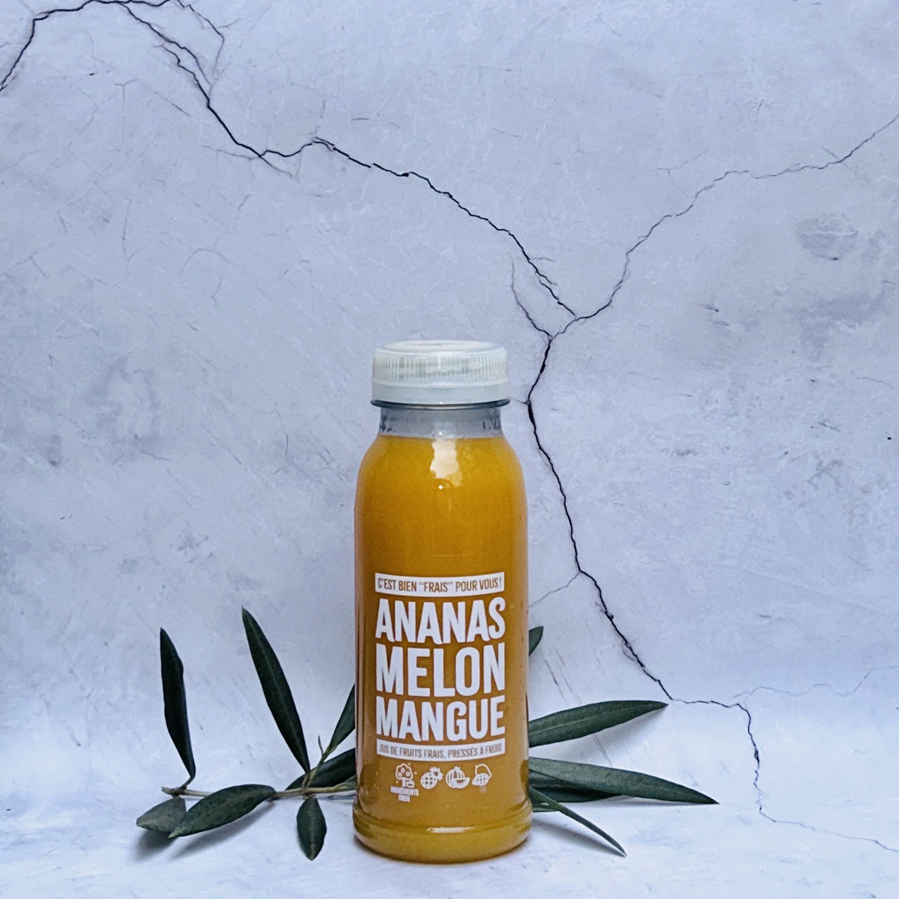 SMOOTHIE : ANANAS, MELON & MANGUE