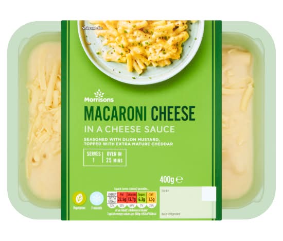 Morrisons Macaroni Cheese in a Cheese Sauce (400g)