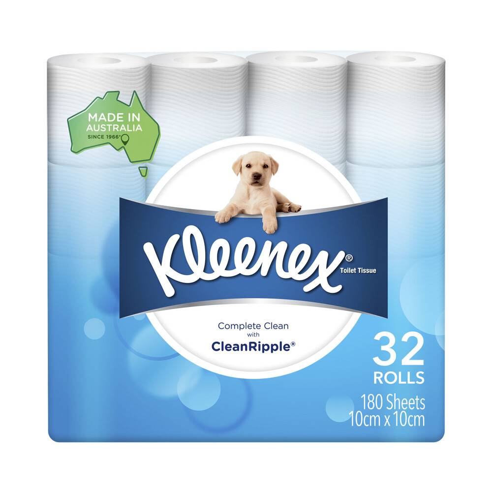 Kleenex Complete Clean Toilet Paper (32 pack)