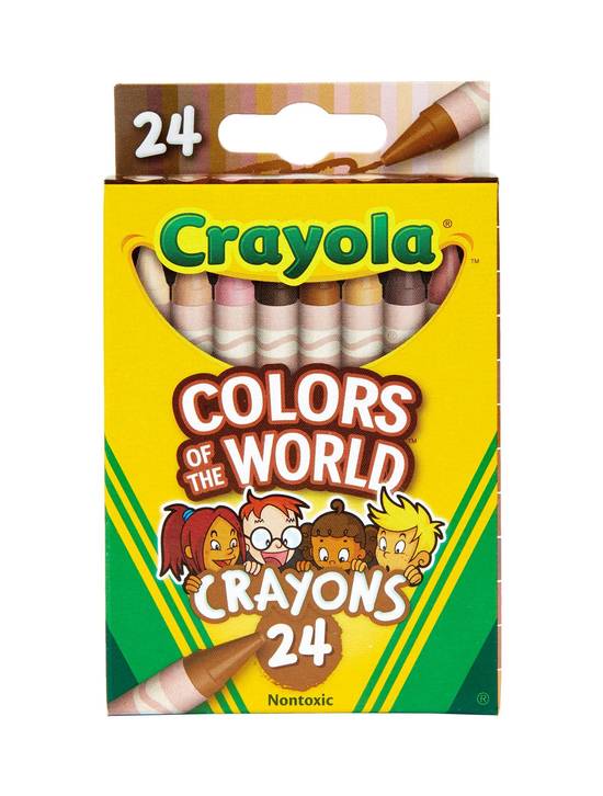 Crayola Colors of the World Crayons - 24 ct