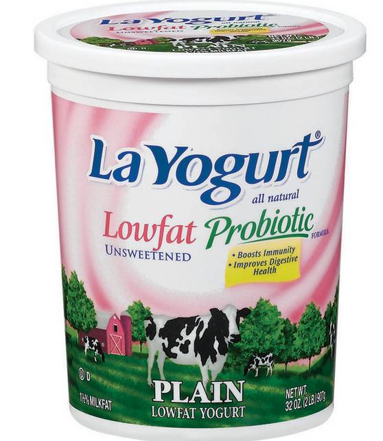 La Yogurt - Plain Lowfat Yogurt- 32 oz