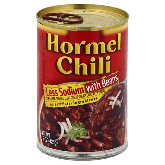Hormel Less Sodium Chili With Beans (15 oz)