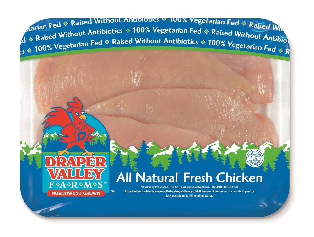Draper Valley All Natural Thin Sliced Fresh Chicken Breast