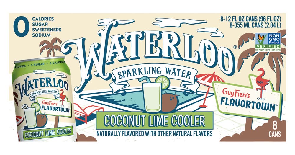 Waterloo Sparkling Water Coconut Lime Cooler