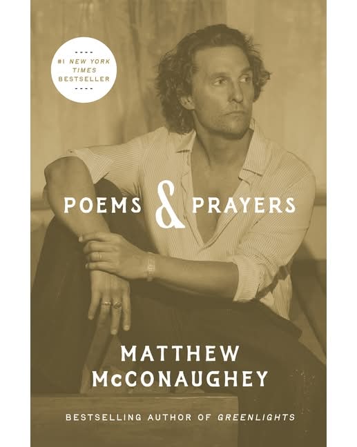 Book Poems & Prayers - Matthew Mcconaughey