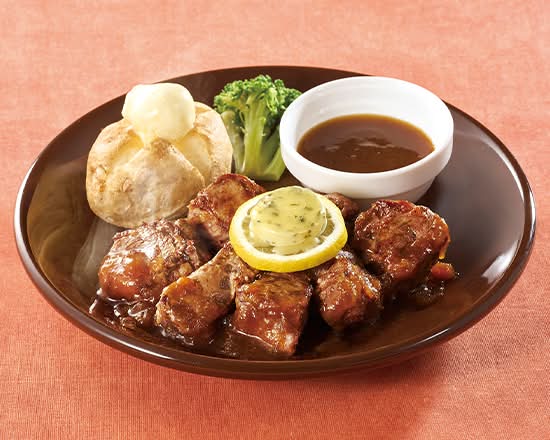 ヒレコロステーキ 和風オニオンソース