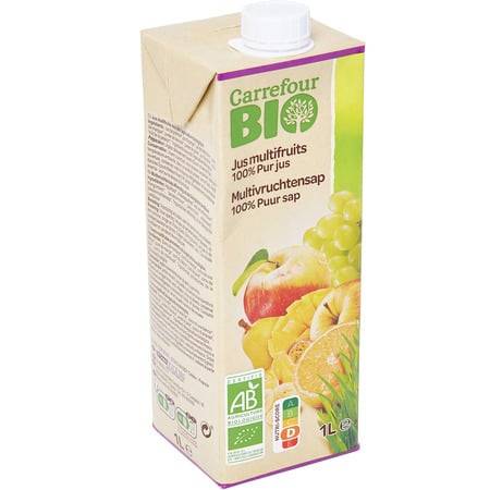 Carrefour Bio - Jus de fruits bio multifruits (1 L)