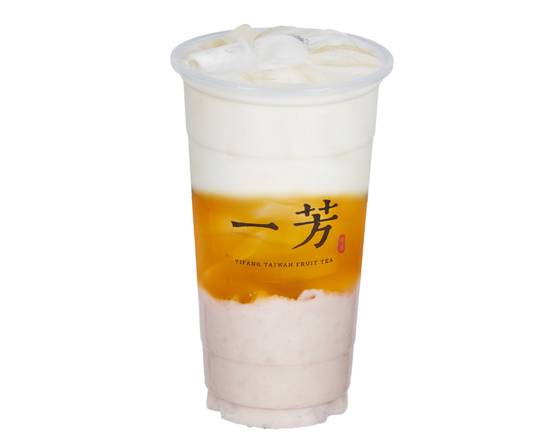 Coconut Milk with Taro Oolong Tea 椰奶烏龍芋