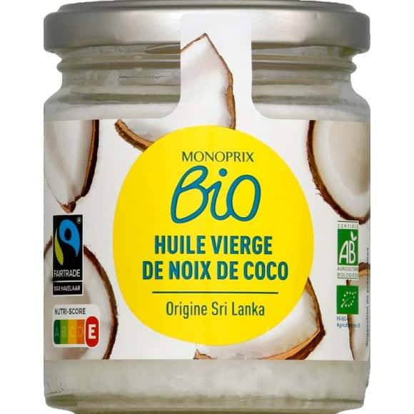 Monoprix Bio Origines Huile Vierge De Noix De Coco Bio Le Pot De 200 Ml