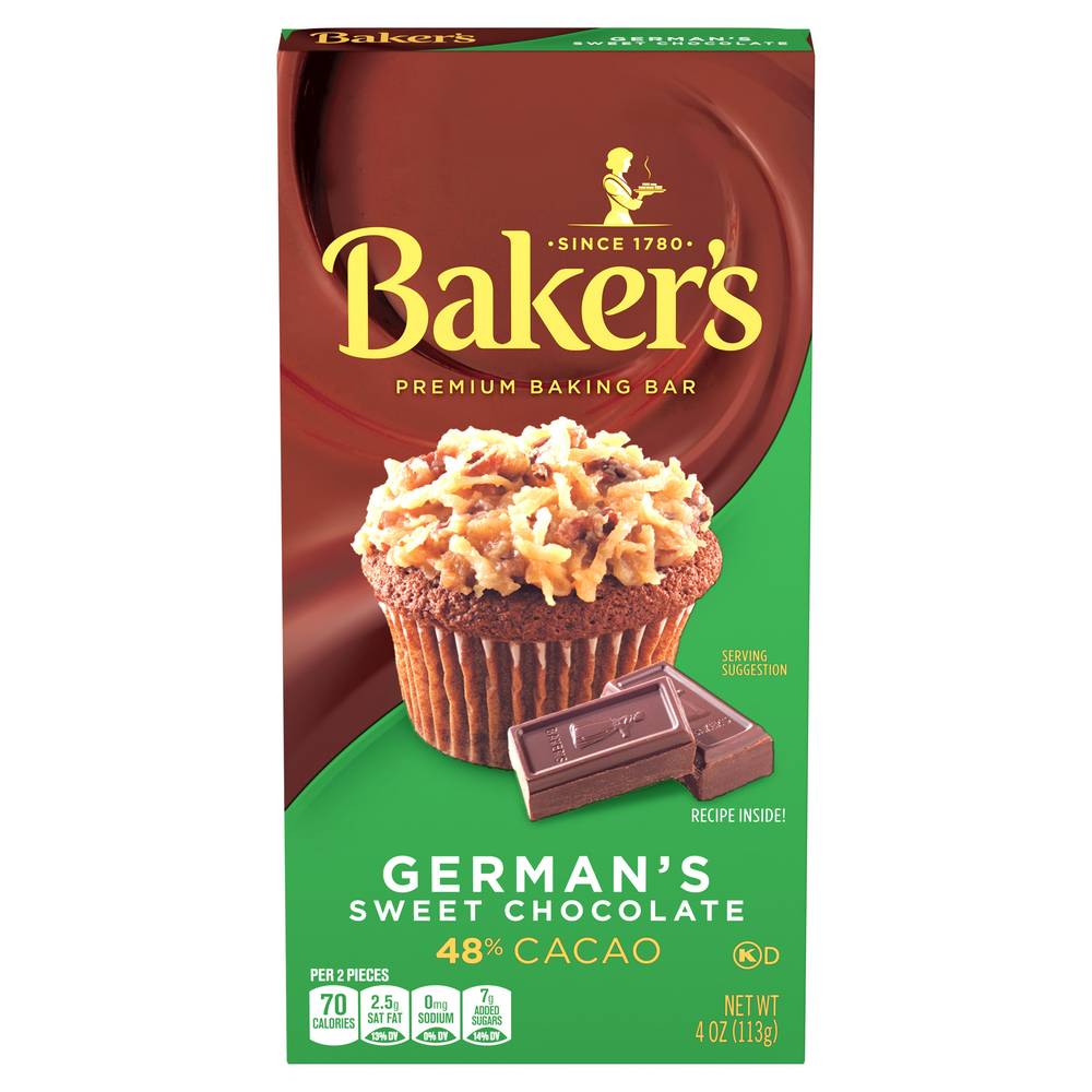 Baker's German's Sweet Chocolate Baking Bar