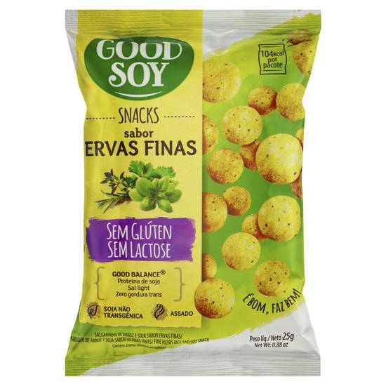 Good soy snack de soja sabor ervas finas (25g)