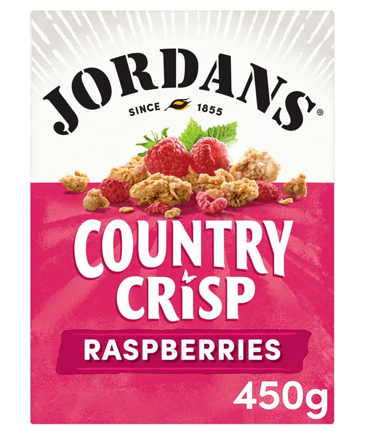 Jordans Raspberries, Country Crisp Breakfast Cereal (450g)