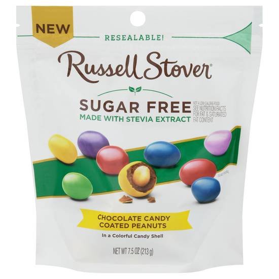 Russell Stover Sugar Free Chocolate Candy Coated Peanuts