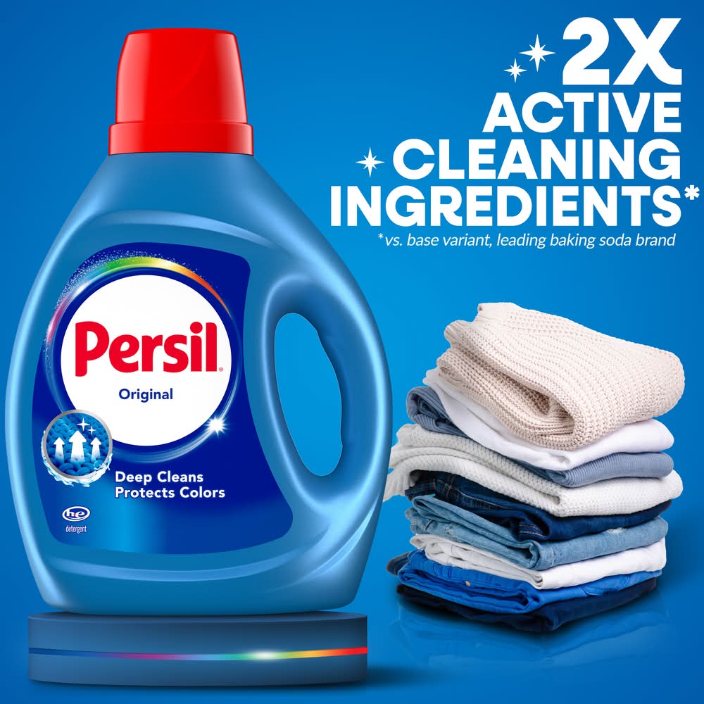 Persil Deep Clean Liquid Laundry Detergent, Original (84 fl oz)
