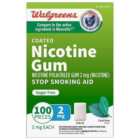 Walgreens Coated Nicotine Gum