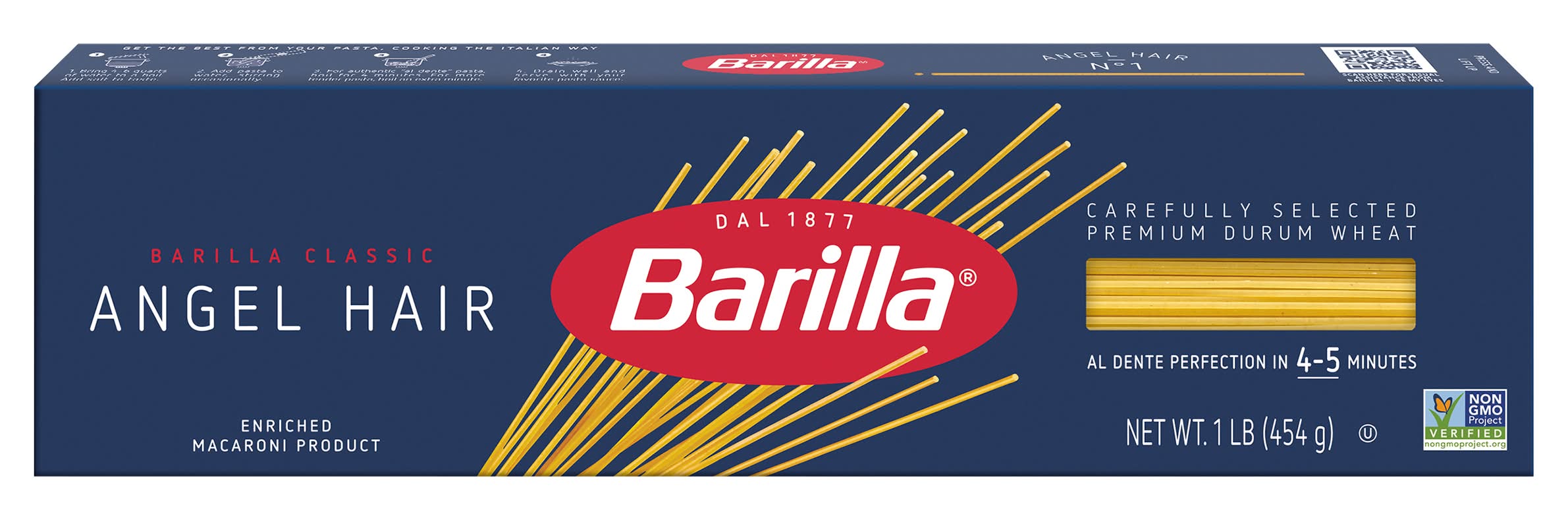 Barilla Classic Angel Hair Pasta (1 lbs)