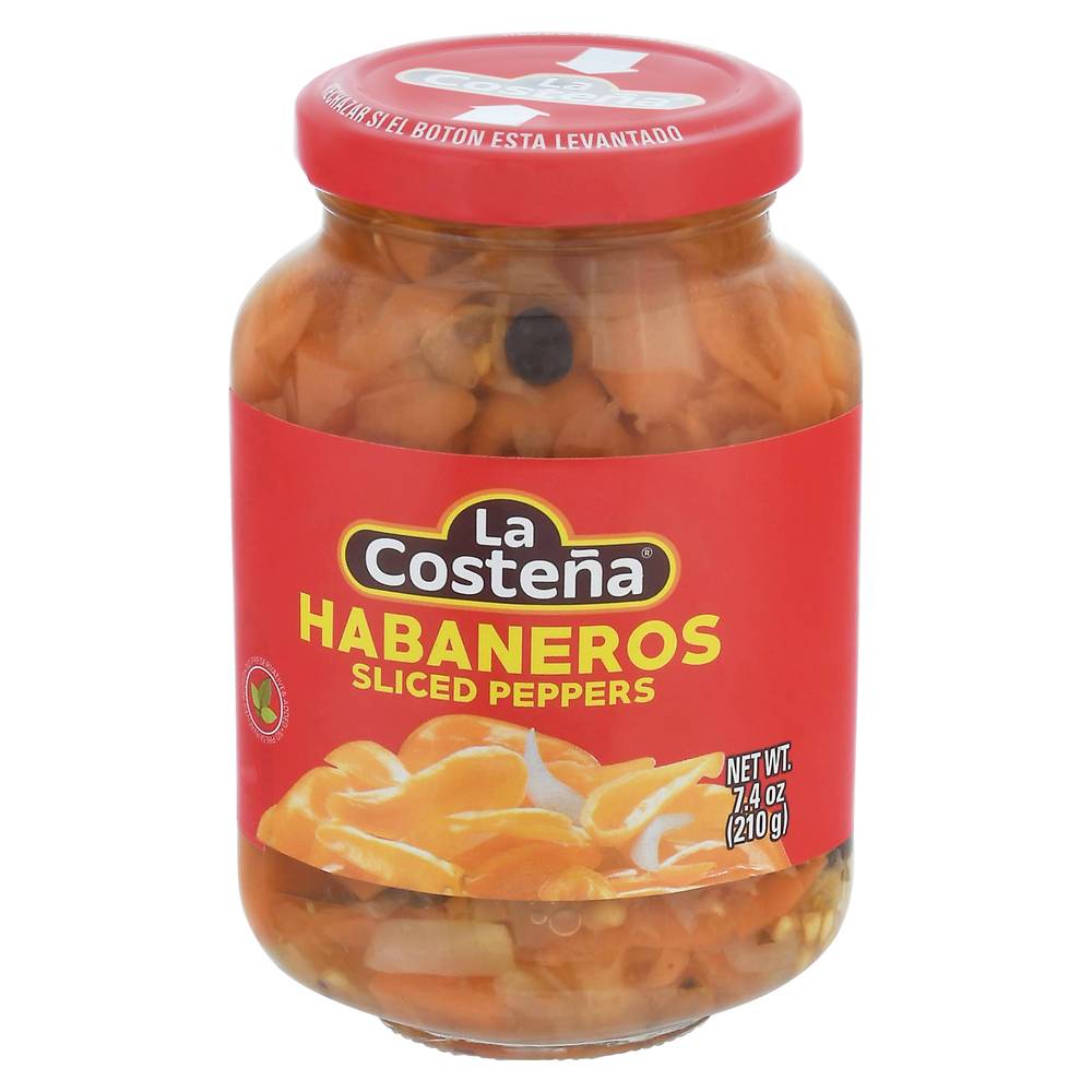 La Costeña Habaneros Sliced Peppers (7.4 oz)