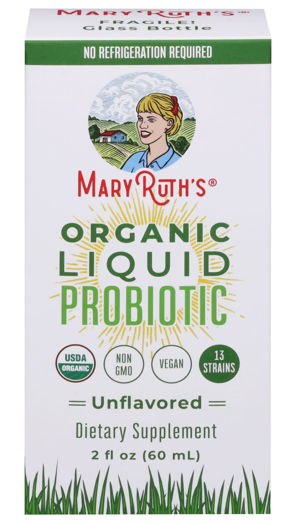 Mary Ruth's Organic Unflavored Liquid Probiotic (2 fl oz)