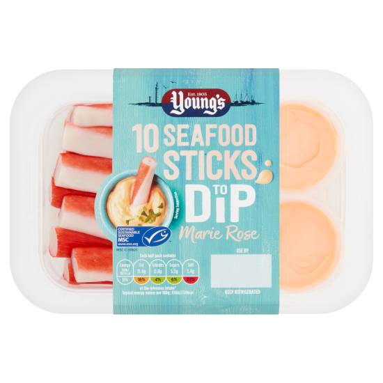 Young's Seafood Sticks To Dip Marie Rose (160g)