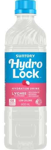 Suntory Hydro Lock Hydration Drink, Lychee (600mL)