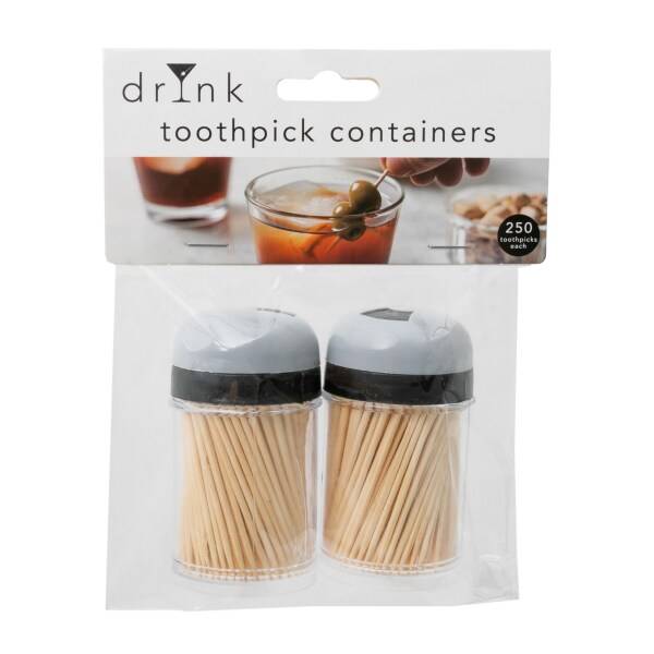 Drynk Toothpick Containers Set Of 2