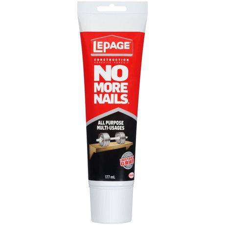 LePage No More Nails All Purpose Instant Grab Construction Adhesive