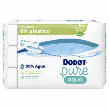 Toallitas Pure Aqua Dodot 144 ud.