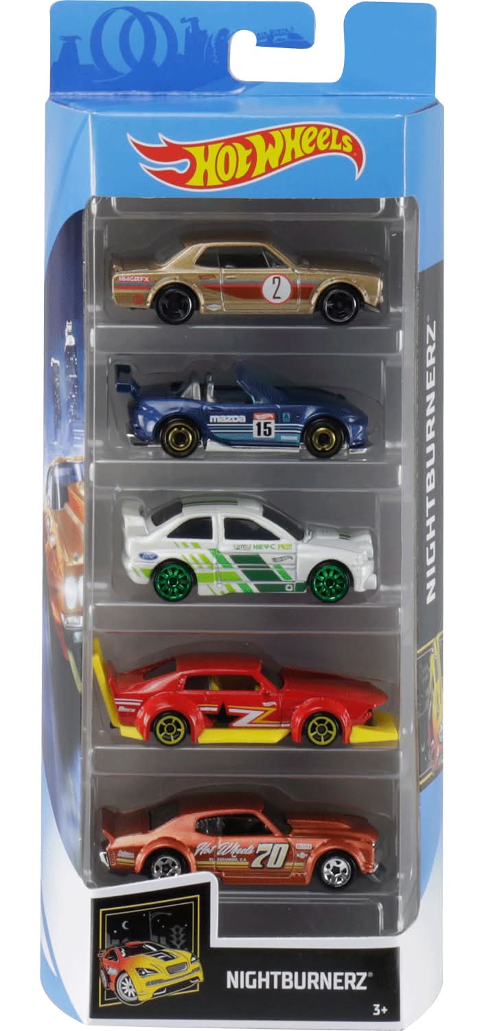 Hot Wheels · Paquete 5 autos (surtido)