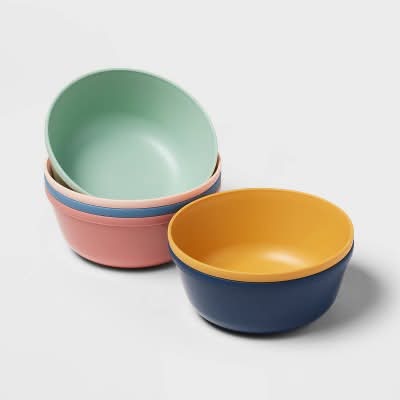 Pillowfort 15Oz Plastic Kids Bowls (6 ct)