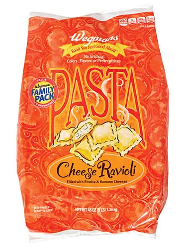 Wegmans Pasta, Cheese Ravioli, FAMILY PACK