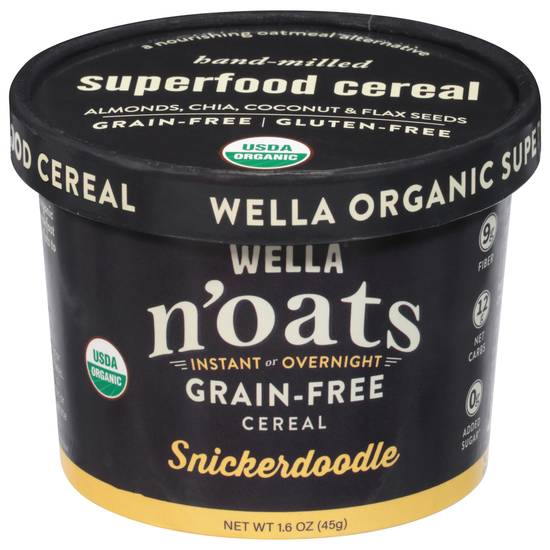 Wella N'oats Instant Snickerdoodle Cereal